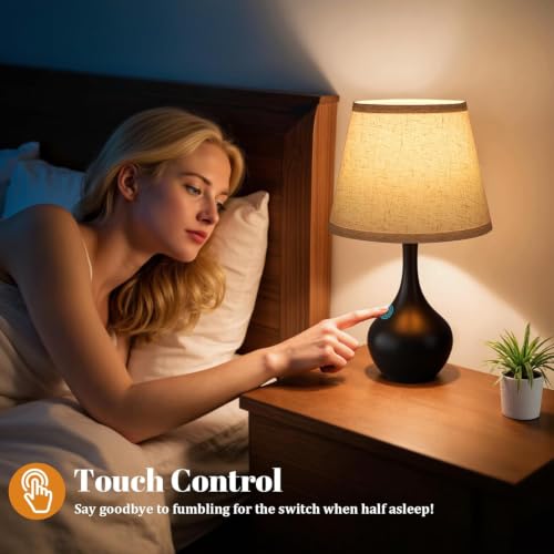 16.1" Touch Table Lamp for Nightstand