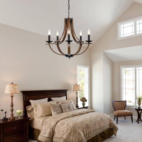 Farmhouse Chandeliers for Dining Room Light Fixture