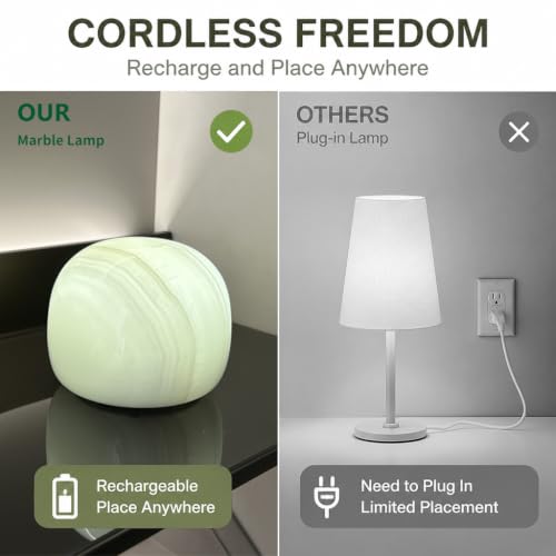 Marble Lamp Table Lamp Unique Stone Touch Lamp Pat Lamp Type