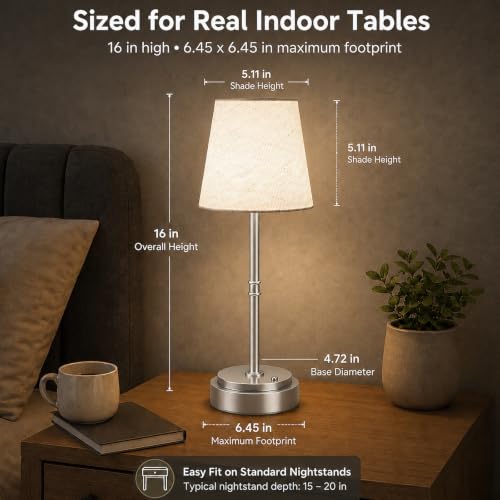 Rechargeable Cordless Table Lamp