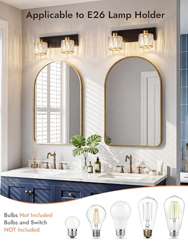 Crystal Vanity Lights for Bathrooms