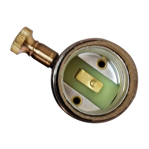 Vintage Turn Knob Dimmer Lamp Socket for Incandescent LED Bulbs (10 Count)