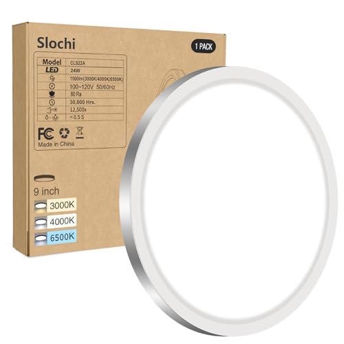 1Pack LED Flush Mount Ceiling Light Fixture