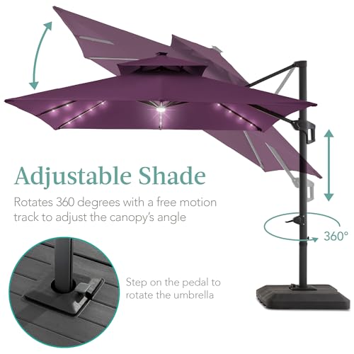10x10ft Cantilever Patio Umbrella w