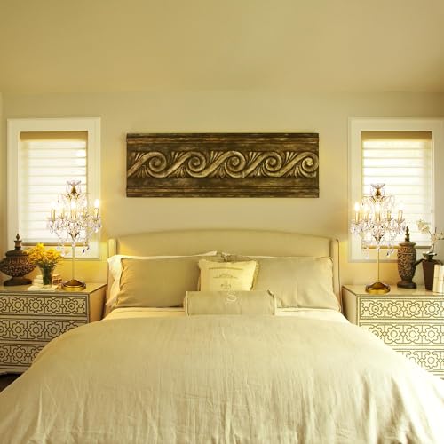 5 Light Farmhouse Traditional Crystal Table Lamp