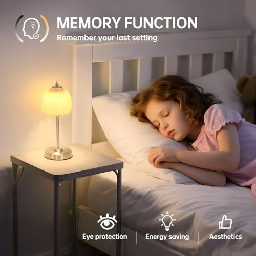 Tulip Table Lamp with 5200mAh Battery & Touch Control
