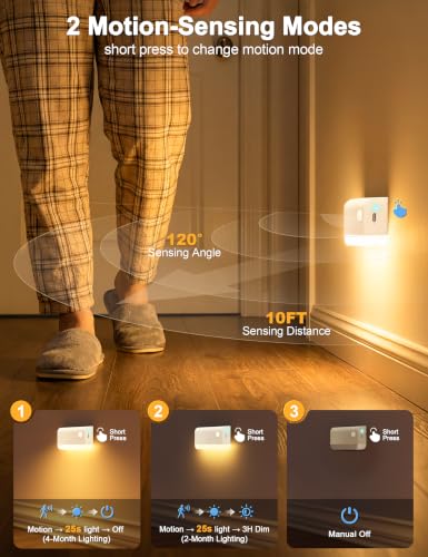 Motion Sensor Stair Lights Indoor (8 Count)