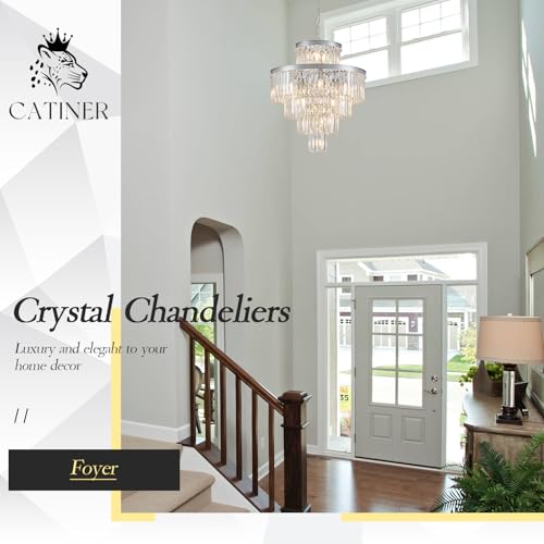 24" Modern Crystal Chandeliers