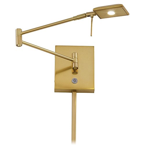 P4328 248 George's Reading Room LED Swing Arm Wall Lamp