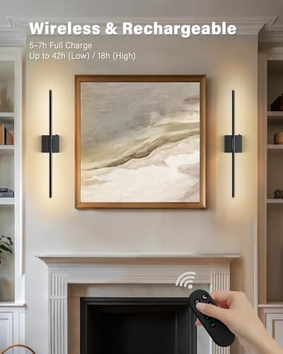 Battery Operated Wall Sconces Set of 2 (20 Count)