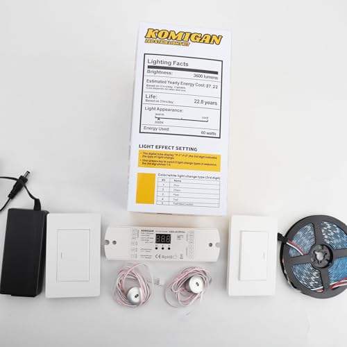 Motion Sensor with Daylight Sensor LED Stair Light Kit KMG