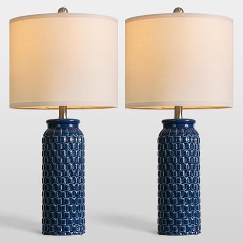 27" Ceramic Table Lamps Set of 2 (2 Count)
