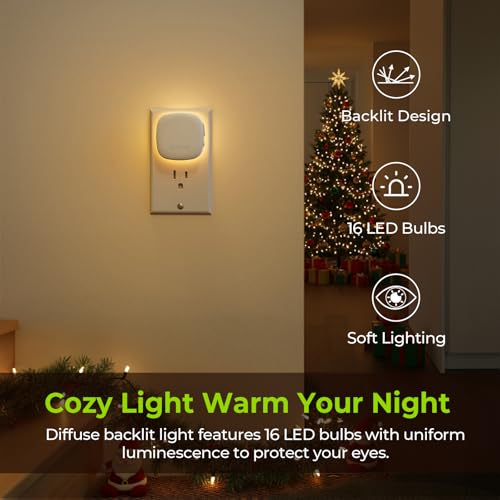 Plug in LED Backlit Night Light (2 Count)
