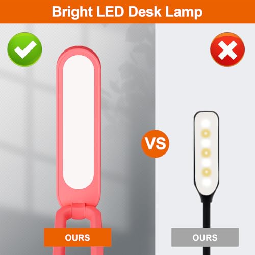 LED Desk Lamp for Office Home & Battery Operated Lamp Rechargeable Lamp Foldable & Portable Light