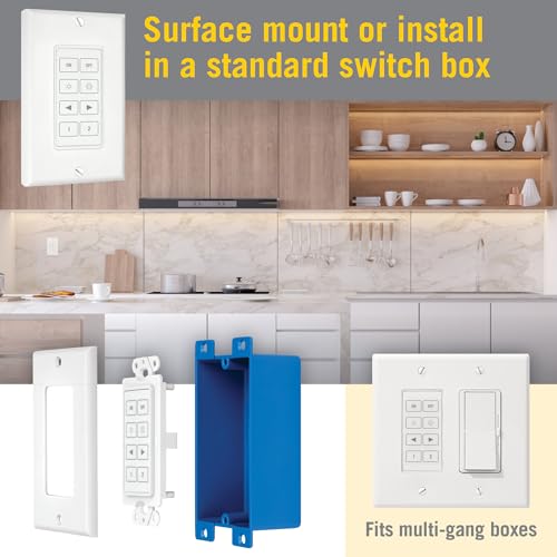 Wireless Light Switch for CCT Tunable White LED Lights 523423