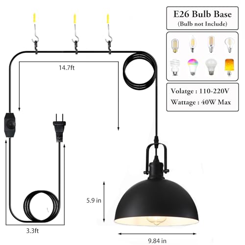Plug in Pendant Light