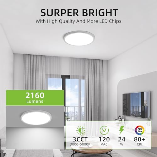 12 Inch Selectable CCT LED Round Flat Panel Light