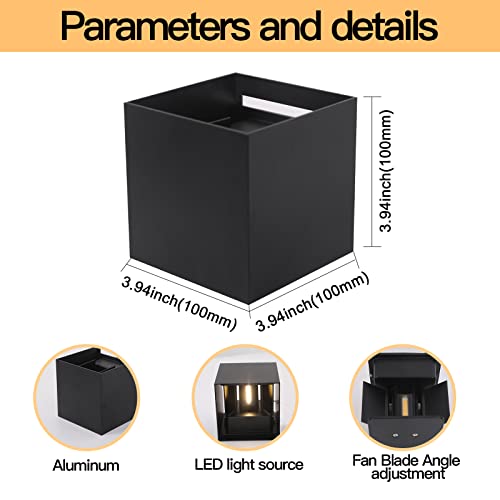 4 Pack Outdoor Wall Lights Exterior (4 Count)