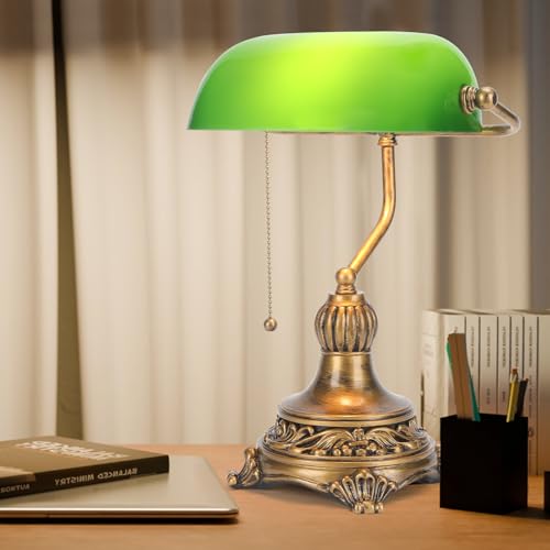 Bankers Lamp with Pull Switch