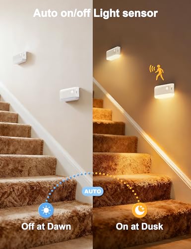 Motion Sensor Stair Lights Indoor (8 Count)