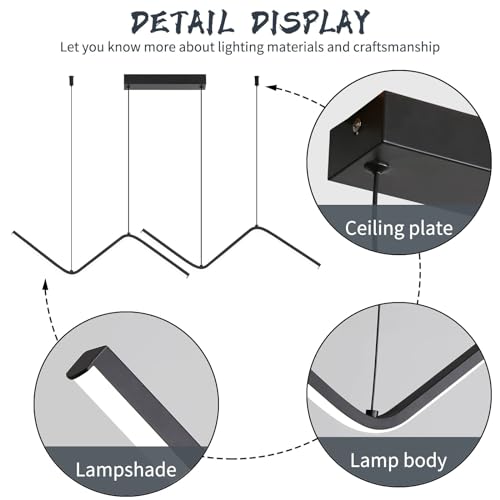 LED Modern Linear Pendant Lights