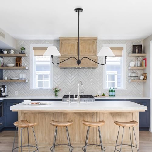 Modern Linear Chandelier for Kitchen Island