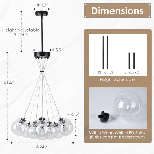 Modern Bubble Chandelier