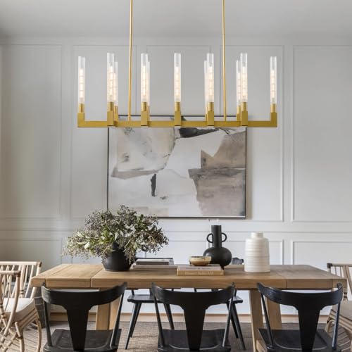 Gold Farmhouse Dining Room Chandelier