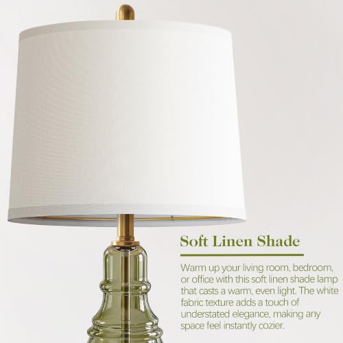 Glass Table Lamp Set of 2