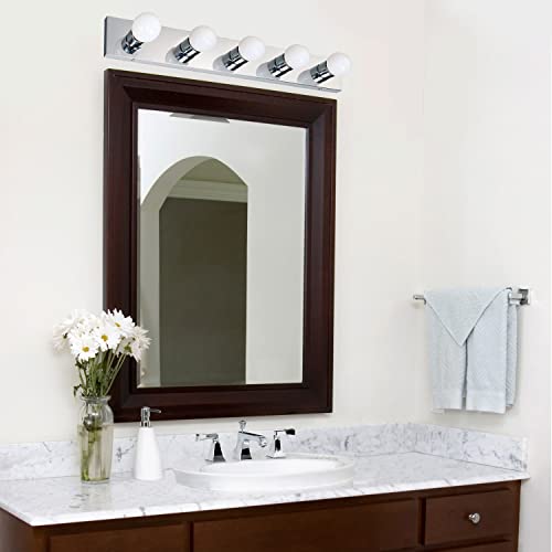 509653 5 Light Vanity Strip Light Contemporary Dimmable for Bathroom