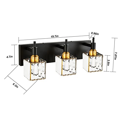 Modern Crystal Bathroom Vanity Light 3