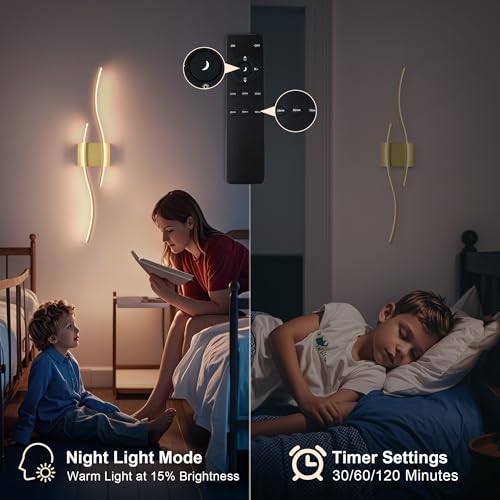 Wireless Wall Sconces Set of 2 (2 Count)