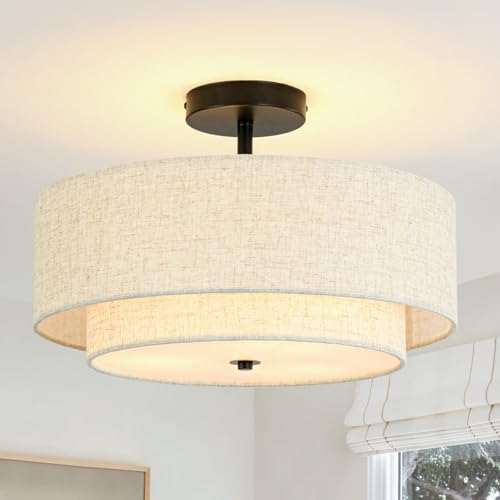 16" Semi Flush Mount Ceiling Light