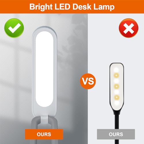 LED Desk Lamp for Office Home & Battery Operated Lamp Rechargeable Lamp Foldable & Portable Light