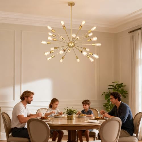 Large Gold Chandelier