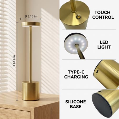Cordless Table Lamp Set of 2