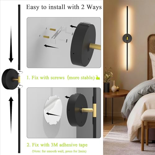 Battery Operated Wall Sconce Set of 2 (2 Count)