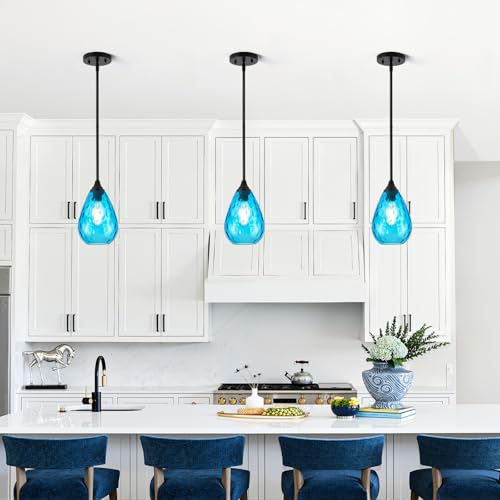 Black Pendant Lights Kitchen Island 2 Pack (2 Count)