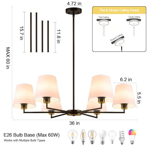 Oil Rubbed Bronze Chandeliers for Dining Room