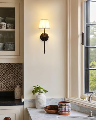 Black Cordless Wall Sconces Set of 2 (2 Count)