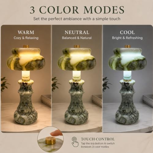 Natural Marble Table Lamp