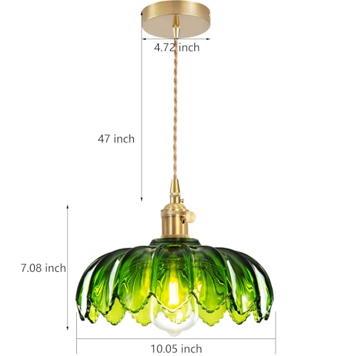 Glass Pendant Light Vintage Light Fixtures