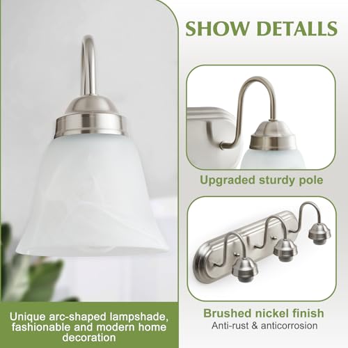 3 Light Bathroom Vanity Lights