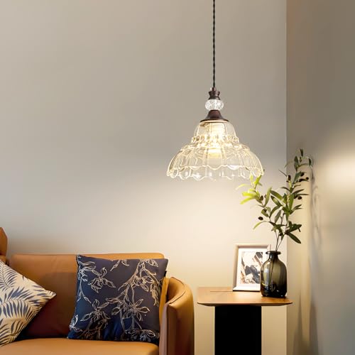 1 Piece Vintage Chandelier in Oil Rubbed Bronze Finish with Flower (1-Light / Oil-Rubbed Bronze)
