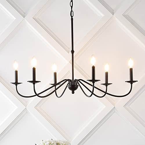 Wicklow 6 Light Farmhouse Chandelier 34.75"