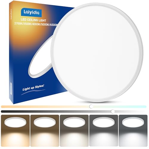 15.8in Ultra Thin Hardwired Flush Mount Ceiling Light