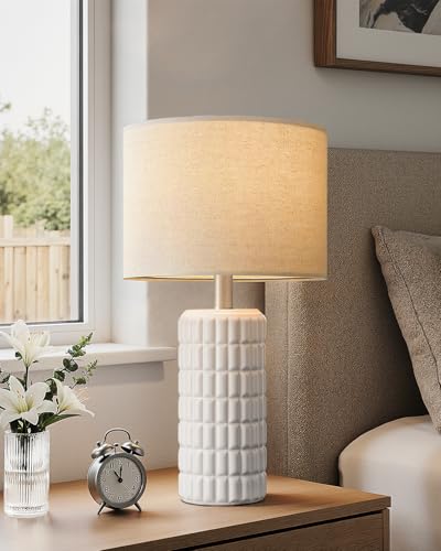 23" Single Modern Ceramic Table Lamp