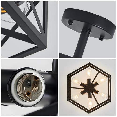 Semi Flush Mount Ceiling Light for Hallway Light Fixture