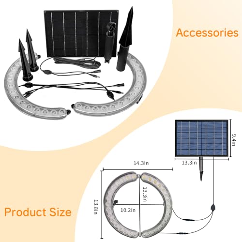 Solar Palm Tree Lights Outdoor