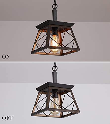 Farmhouse Hanging Pendant Light Fixture